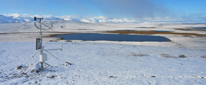 Snow survey landscape