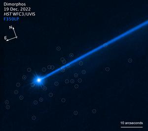 Image of the asteroid Dimorphos