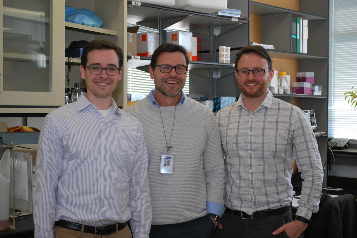 Drs. O'Rourke, Kramer and Sharp (Center), Albert Einstein College of Medicine 