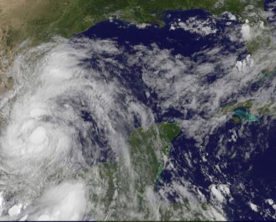 GOES-13 Satellite Sees Arlene @10:31 a.m. EDT  on June 30, 2011