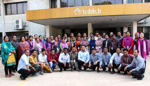 Data-collection team for WASH Benefits Bangladesh trial