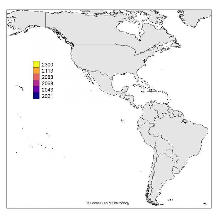 Time of Novel Climate Emergence Animation
