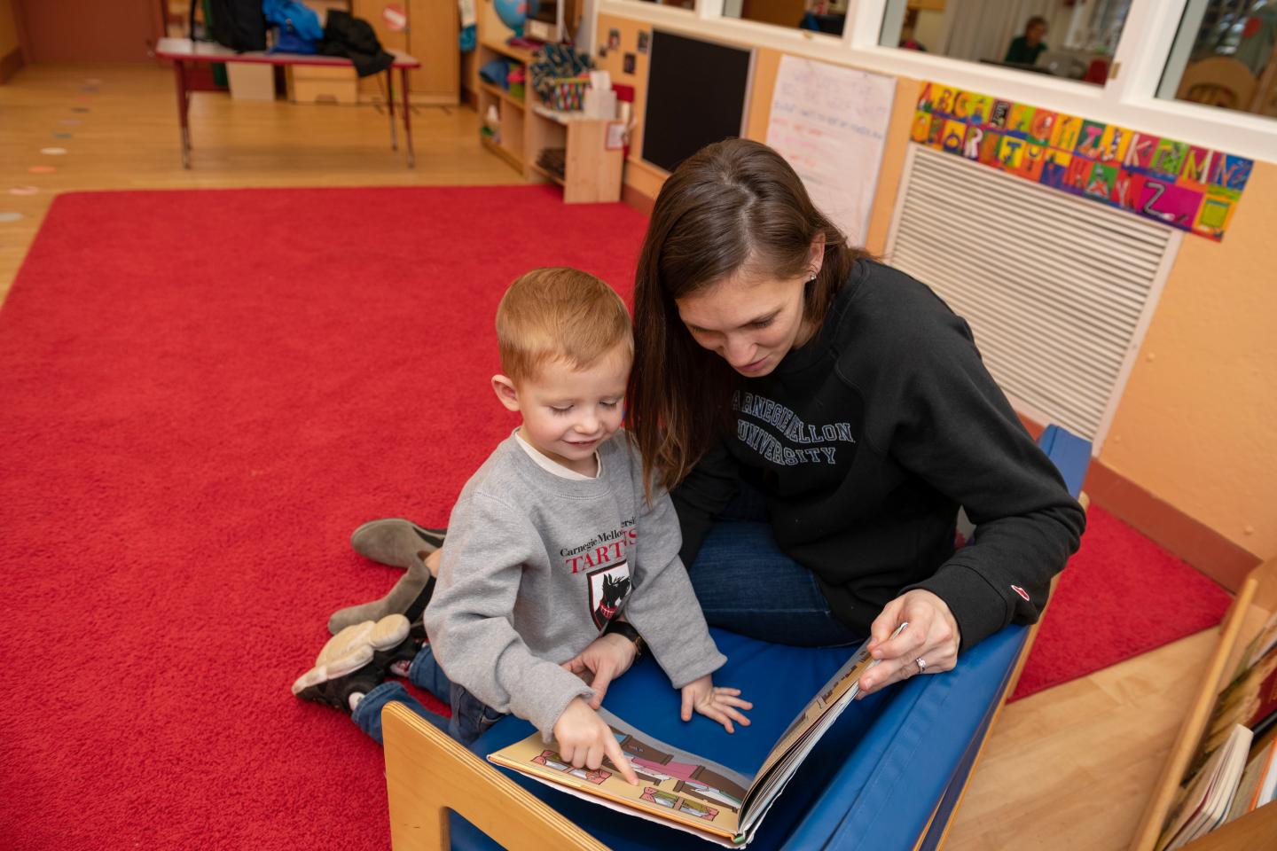 Mother and Child Reading 3