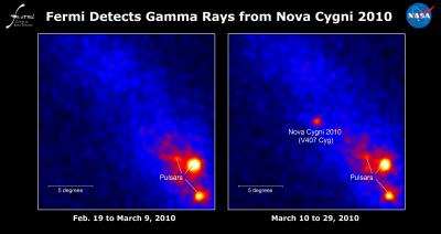 Fermi Detects Gamma Rays from Nova Cygni 2010