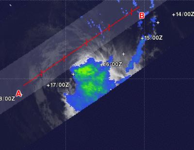 NASA's TRMM Satellite Passed over Tropical Storm Anais on Oct. 16