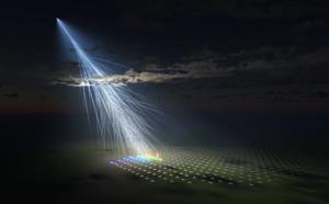 Ultra-high-energy cosmic ray captured by the Telescope Array experiment on May 27, 2021, dubbed “Amaterasu”