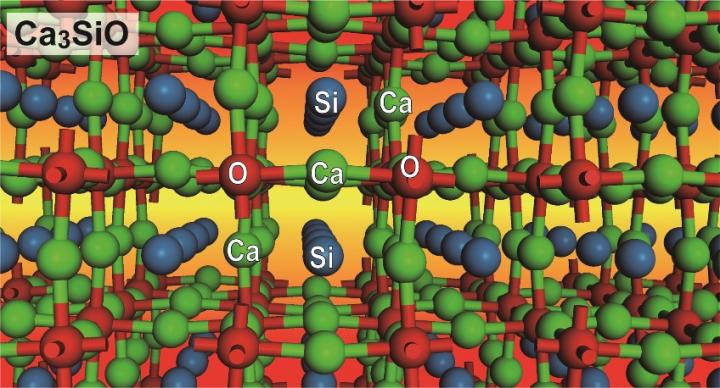 Ca<sub>3</sub>SiO semiconductor