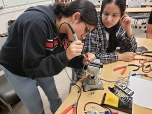 InSPIRE cosmic ray detector building