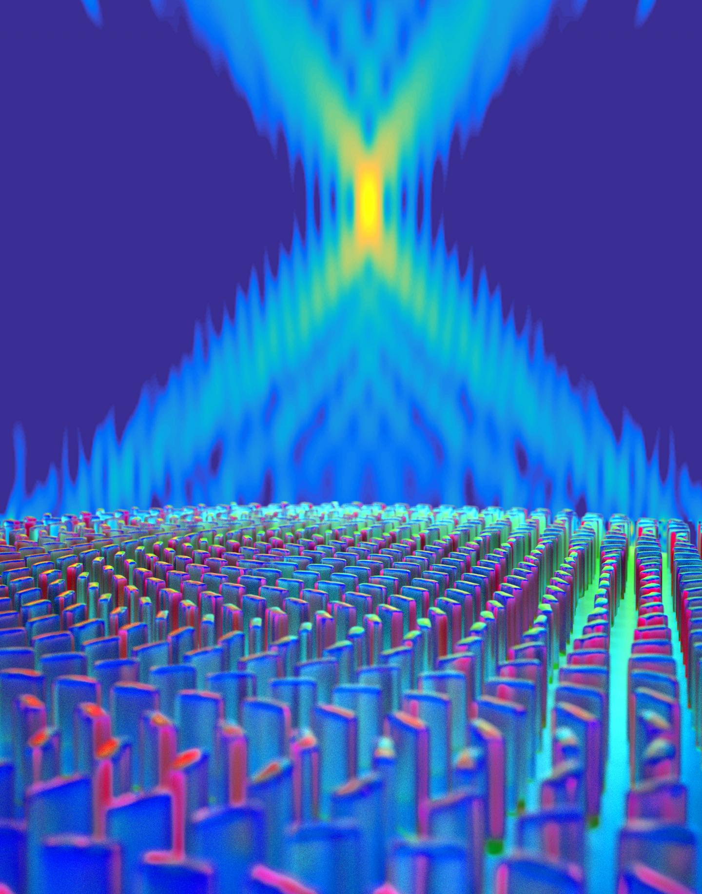 Schematic showing the ultra-thin metaSchematic Showing the Ultra-Thin Meta-Lens-lens