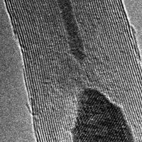 Nanotube Collapsing and Pinching off Nanowire