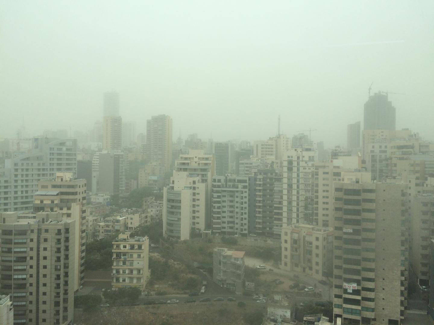 Dust Storm in Beirut