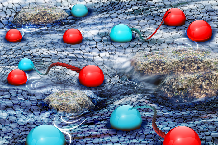 In a novel semiconductor, electrons can flow like water around obstacles.