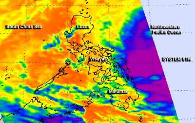 AIRS Image of 91W