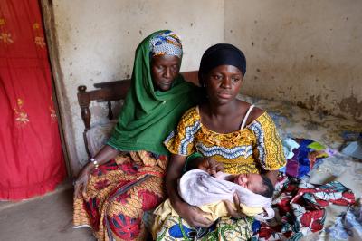 Gambia New Born with Mother