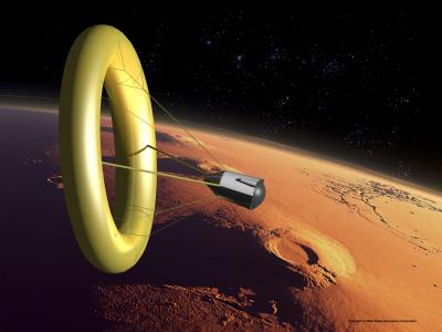 Lifting-Towed-Ballute at Mars