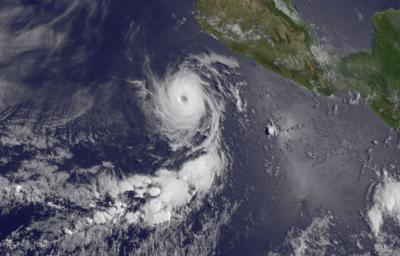 GOES-11 Captured an Image of Hurricane Adrian