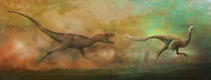 T. rex juvenile running