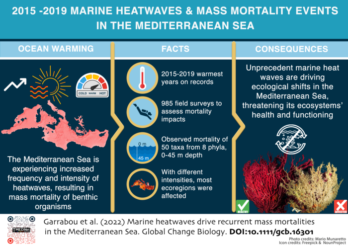 Marine heatwaves drive recurrent mass mortalities in the Mediterranean Sea