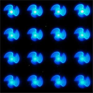 Microrobots in a row