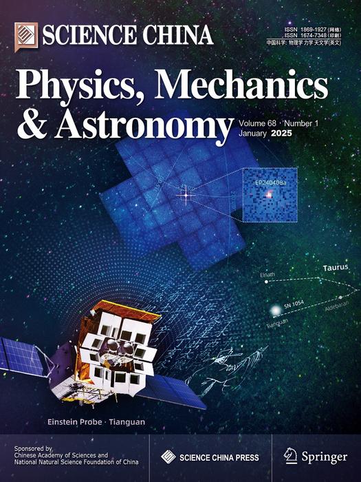 The cover image of “Science China Physics, Mechanics & Astronomy” featuring EP240408a.