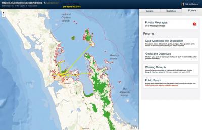 Map-Based Discussion Forums in SeaSketch