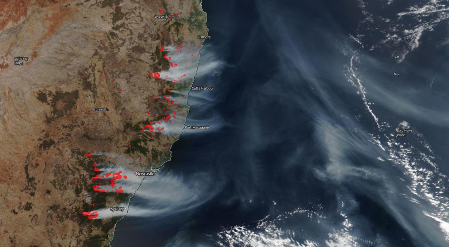 New South Wales Bushfires Continue to Burn Fiercely