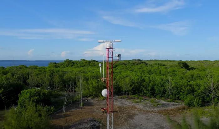 M2 Radar System on Turneffe Atoll, Belize