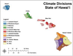 Hawaiian Climate Divisions