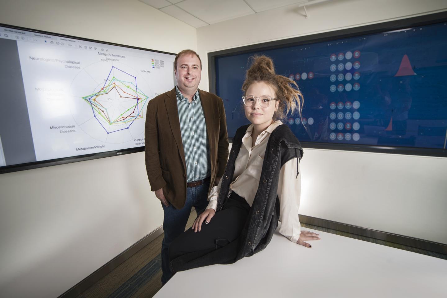 Comparative Geneticists Joe Lachance and Taylor Cooper, Georgia Institute of Technology 