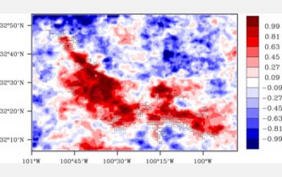 Night-Time Land Surface Temperature Differences near Wind Farms