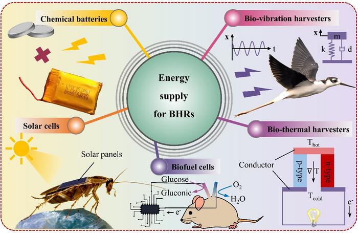 Various energy supply methods for BHRs
