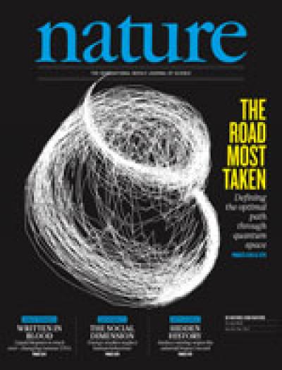 Cover of July 30 issue of Nature