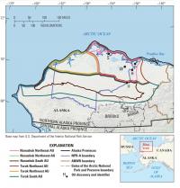 Map of the USGS NPR-A Assessment