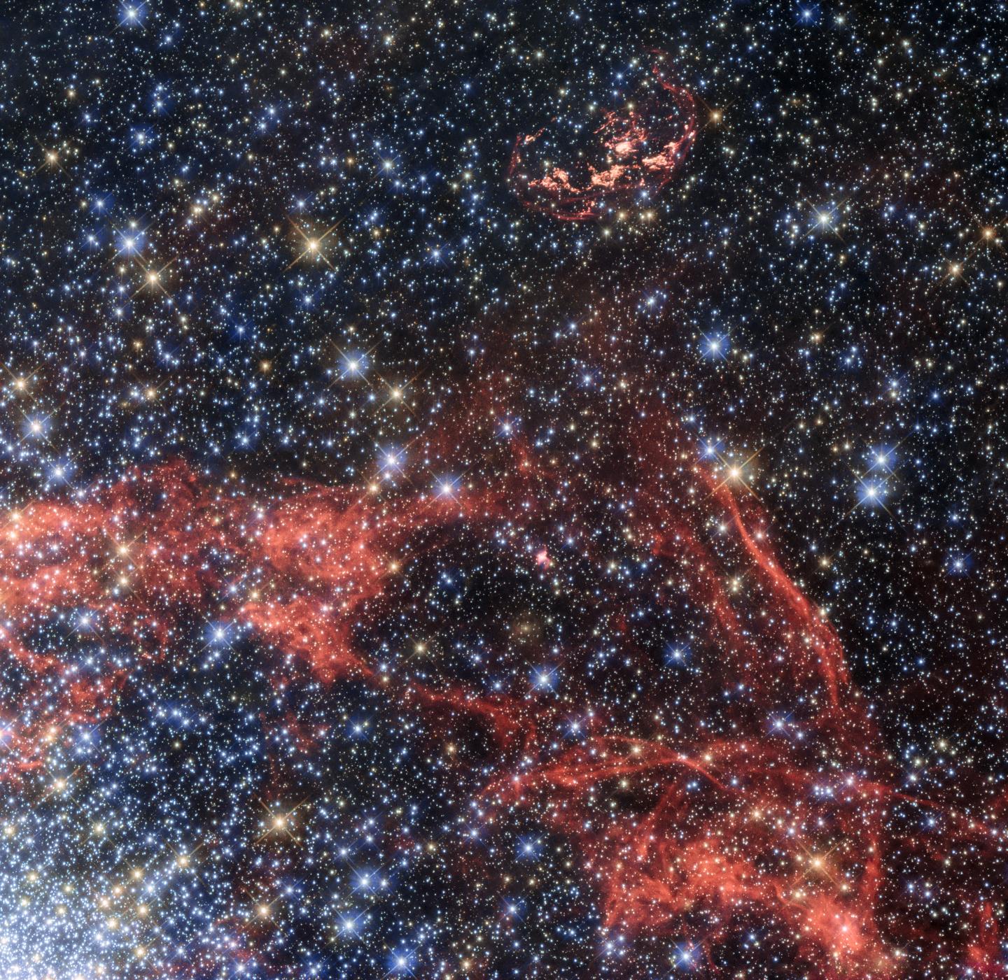 Hubble View of Supernova Remnant SNR 0509-68.7