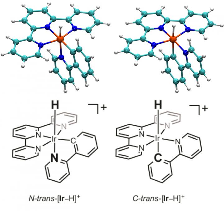 Two Isomers of Iridium Hydride Complex