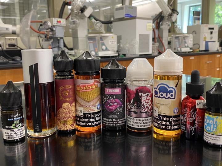 Chemicals in e cigarettes mix together to for EurekAlert