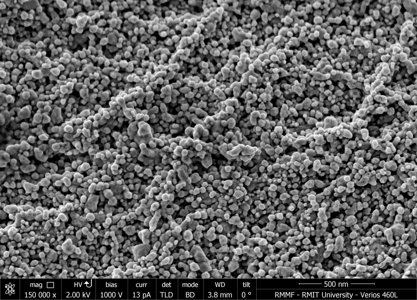 Close-Up of Nanostructures for Self-Cleaning Cotton Textiles