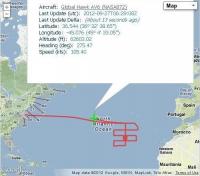 HS3 Grid Flight Pattern over Tropical Storm Nadine on Sept. 26-27, 2012
