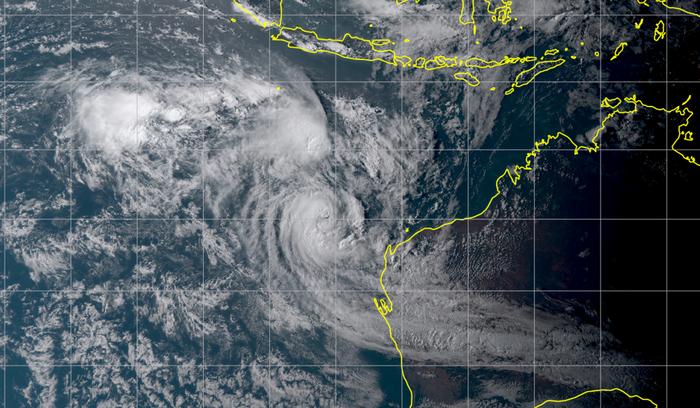 Satellite Image of TC Seroja and Odette