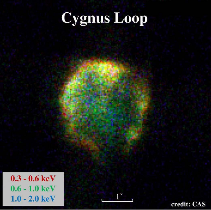 X ray image of the cygnus loop image eurekalert science news releases