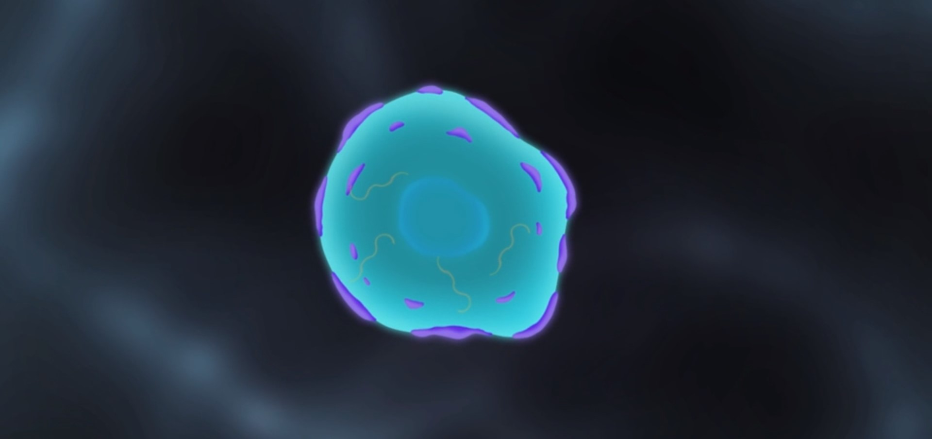 Animation showing how nanopore sequencing detects RNA modifications