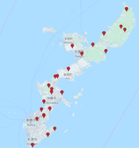 he sites used in this study are part of the Okinawa Environmental Observation Network (OKEON) project