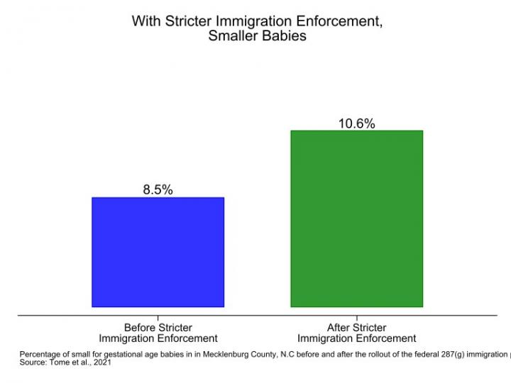 With Stricter Immigration Enforcement, Smaller Babies