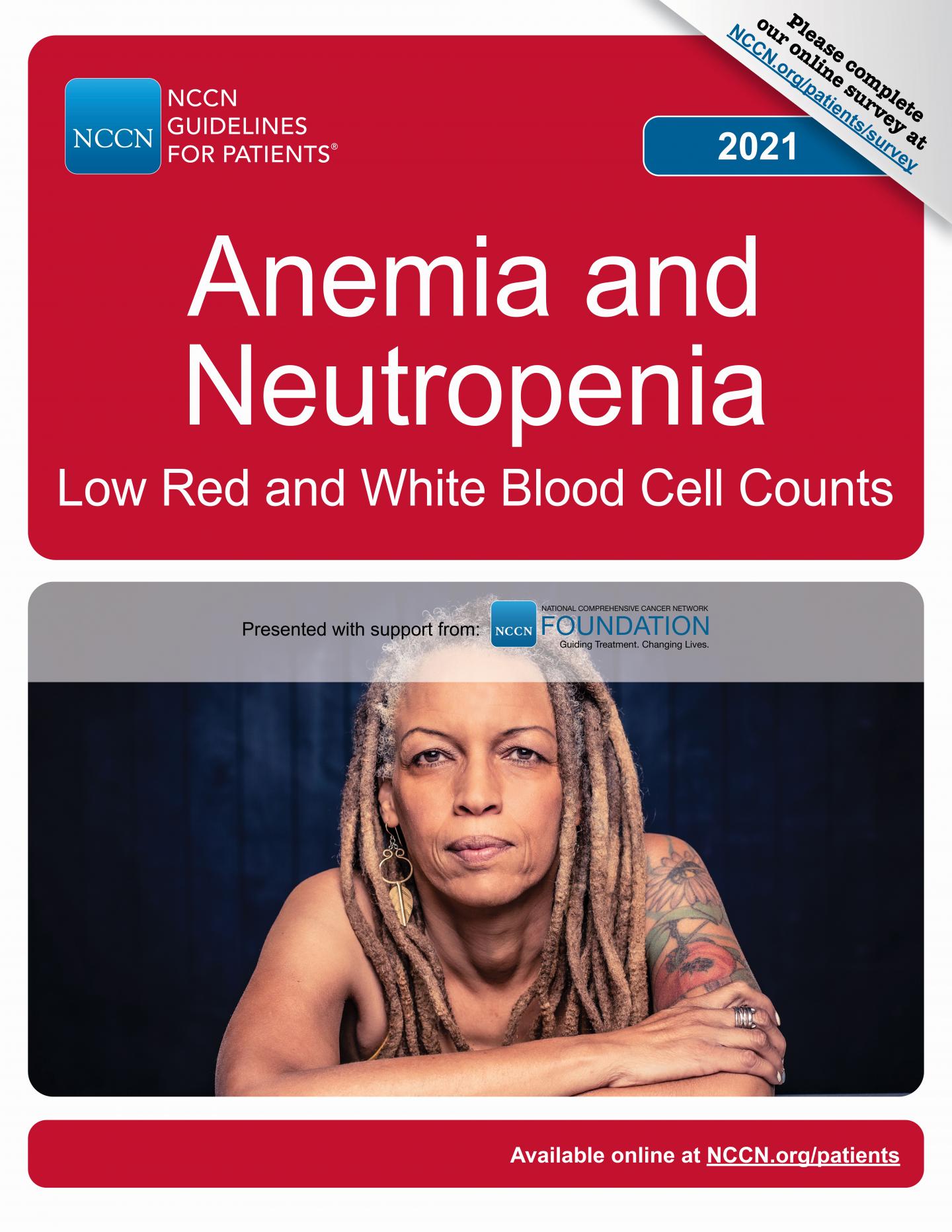 NCCN Guidelines for Patients®: Anemia and Neutropenia, Low Red and White Blood Cell Counts
