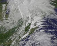 NOAA GOES-13 View of Severe Storm Area