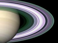 Simulated Image of Saturn's Rings