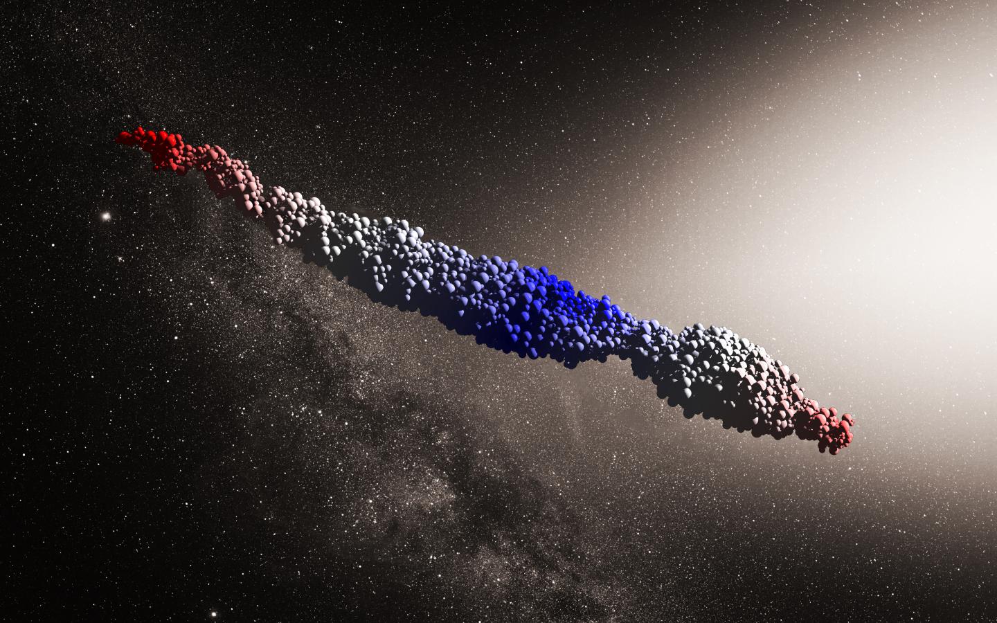 An 'Oumuamua-like object produced by the scenario proposed by ZHANG and Lin