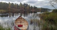 Canoe and Lake