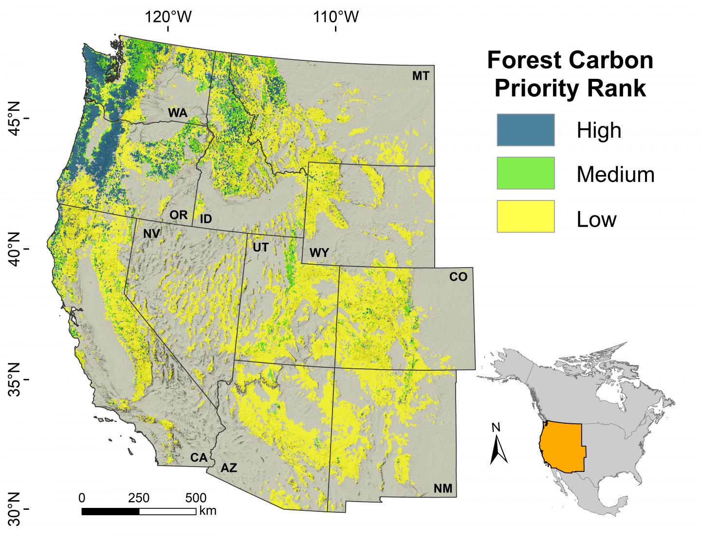 Carbon Sequestration Map