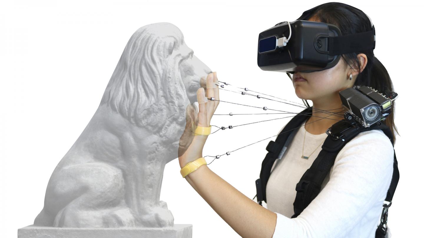 Multi-string Device Simulates Feel of Walls, Solid Objects in Virtual Reality